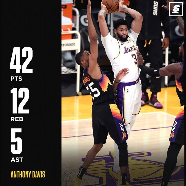 PG官方-20%的浓眉制霸太阳 苏醒的野兽静待季后赛之王